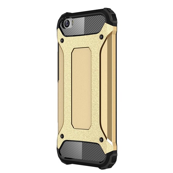 Microsonic Xiaomi Mi5 Prime Kılıf Rugged Armor Gold 2