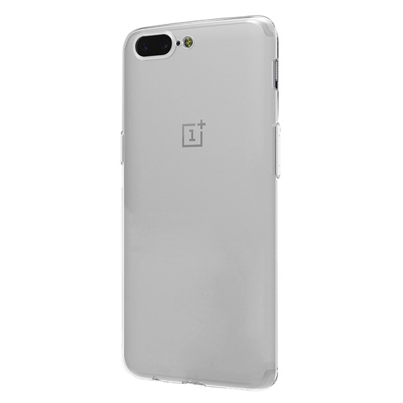 Microsonic OnePlus 5 Kılıf Transparent Soft Beyaz 2