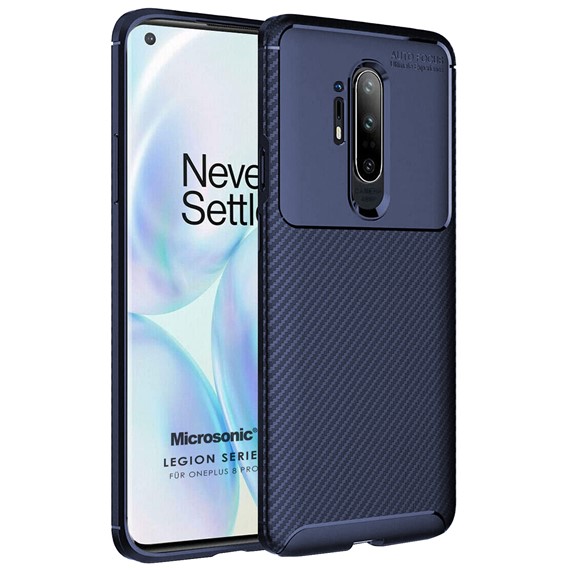 Microsonic OnePlus 8 Pro Kılıf Legion Series Lacivert 1