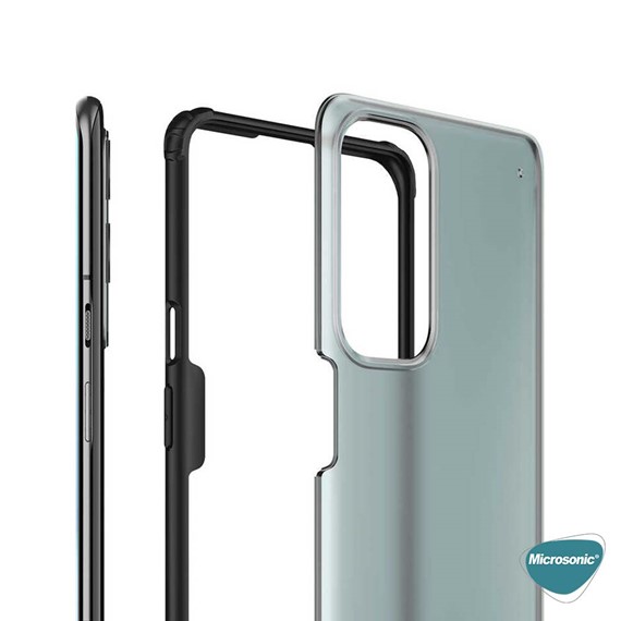 Microsonic OnePlus 9 Pro Kılıf Frosted Frame Yeşil 2