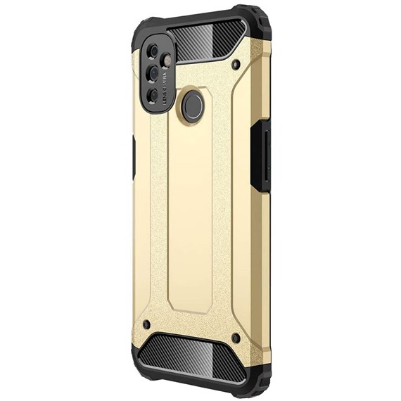 Microsonic OnePlus Nord N100 Kılıf Rugged Armor Gold 2