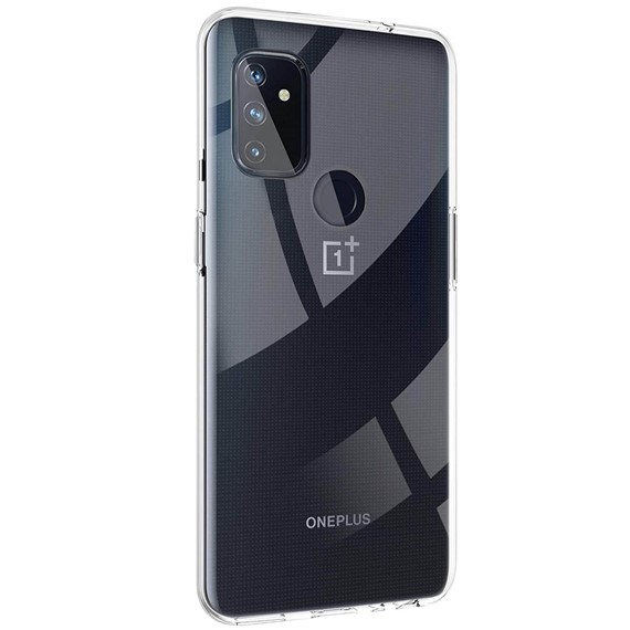 Microsonic OnePlus Nord N100 Kılıf Transparent Soft Beyaz 2