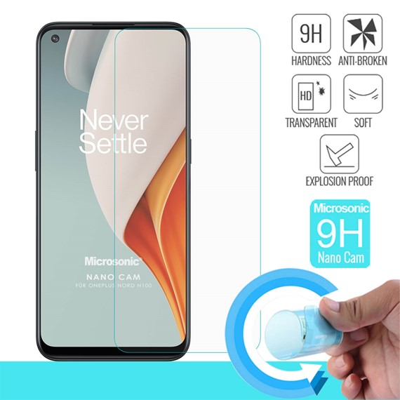 Microsonic OnePlus Nord N100 Nano Glass Cam Ekran Koruyucu 1
