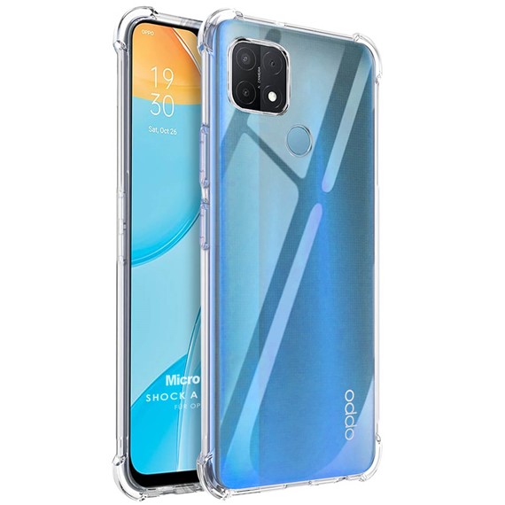 Microsonic Oppo A15s Kılıf Shock Absorbing Şeffaf 1