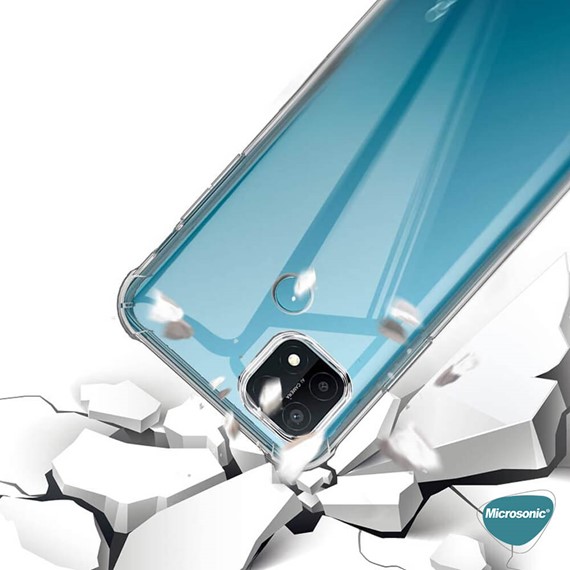 Microsonic Oppo A15 Kılıf Shock Absorbing Şeffaf 4