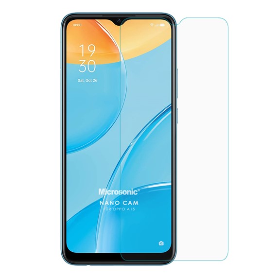 Microsonic Oppo A15s Nano Glass Cam Ekran Koruyucu 2