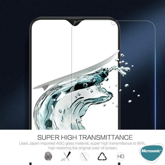 Microsonic Oppo A15 Tempered Glass Cam Ekran Koruyucu 5