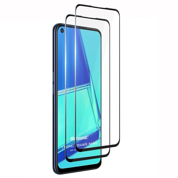 Microsonic Oppo A72 Crystal Seramik Nano Ekran Koruyucu Siyah 2 Adet 1