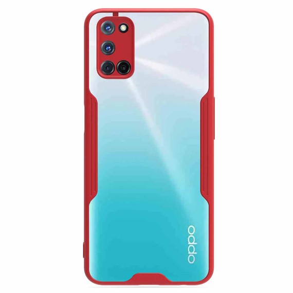 Microsonic Oppo A92 Kılıf Paradise Glow Kırmızı 2