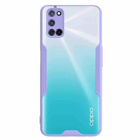 Microsonic Oppo A72 Kılıf Paradise Glow Lila 2