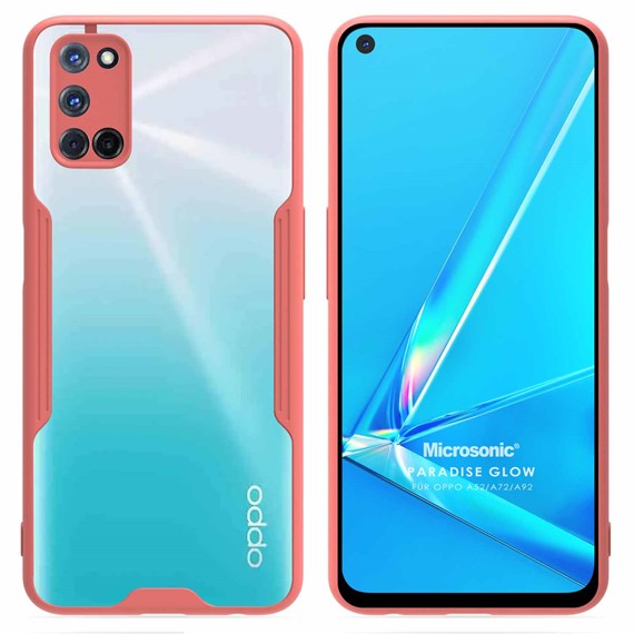 Microsonic Oppo A92 Kılıf Paradise Glow Pembe 1