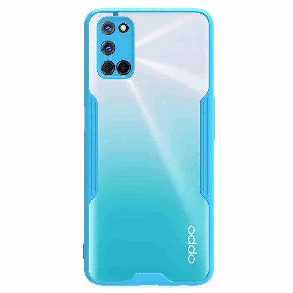 Microsonic Oppo A72 Kılıf Paradise Glow Turkuaz 2