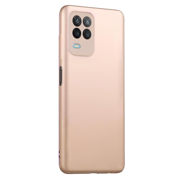 Microsonic Matte Silicone Oppo A54 4G Kılıf Gold 2