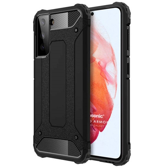 Microsonic Samsung Galaxy S22 Plus Kılıf Rugged Armor Siyah 1