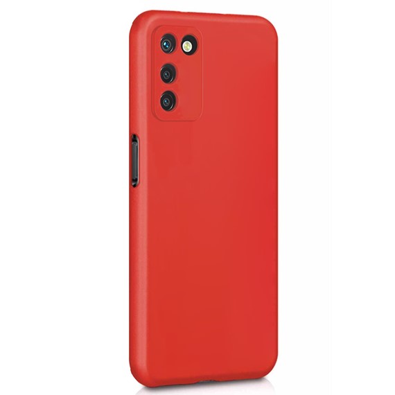 Microsonic Matte Silicone Oppo A55 5G Kılıf Kırmızı 2