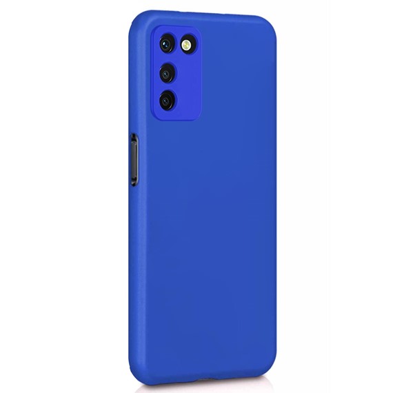 Microsonic Matte Silicone Oppo A55 5G Kılıf Mavi 2