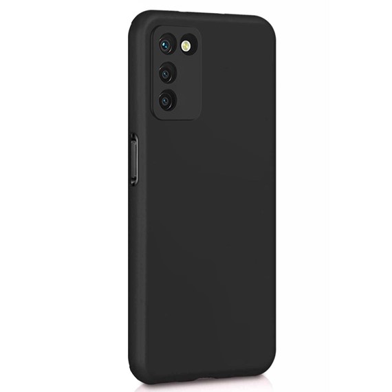 Microsonic Matte Silicone Oppo A55 5G Kılıf Siyah 2