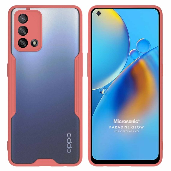 Microsonic Oppo A74 4G Kılıf Paradise Glow Pembe 1