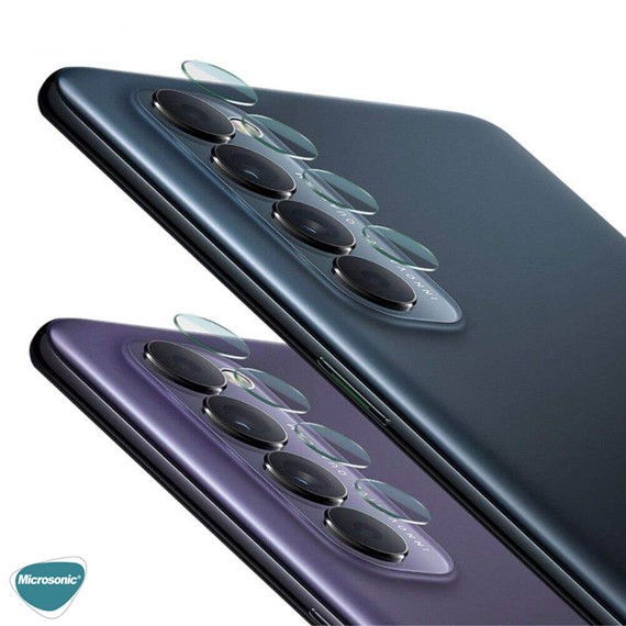 Microsonic Oppo Reno 4 Pro Kamera Lens Koruma Camı 3