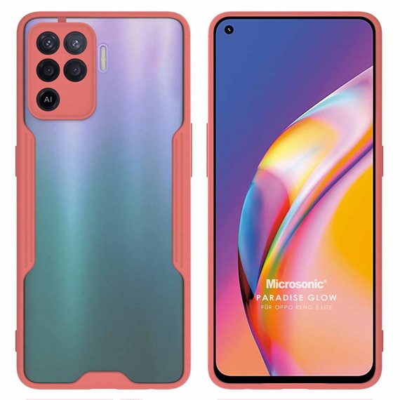 Microsonic Oppo Reno 5 Lite Kılıf Paradise Glow Pembe 1