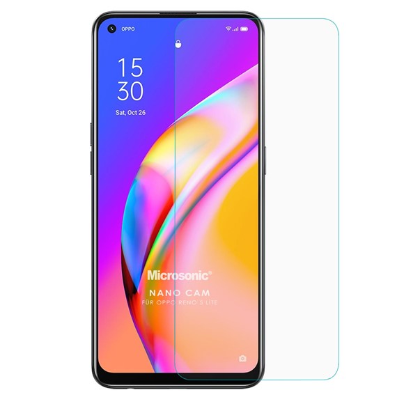 Microsonic Oppo Reno 5 Lite Nano Glass Cam Ekran Koruyucu 2