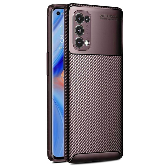 Microsonic Oppo Reno 5 Pro 5G Kılıf Legion Series Kahverengi 1