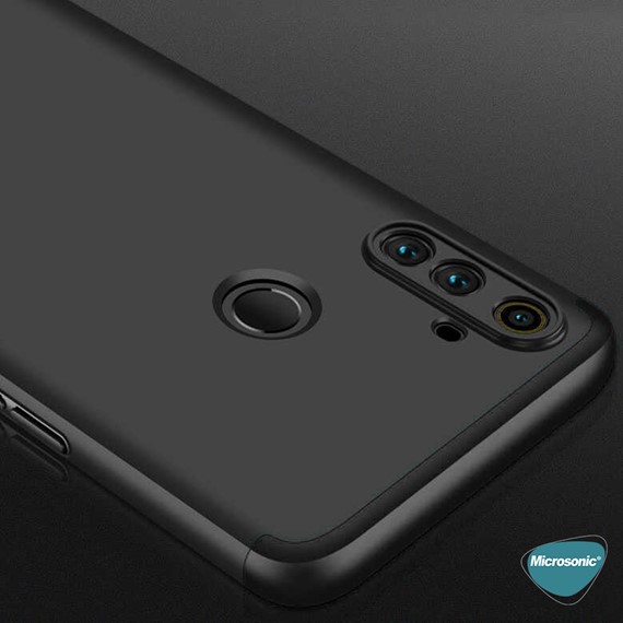 Microsonic Realme 5i Kılıf Double Dip 360 Protective Kırmızı 5