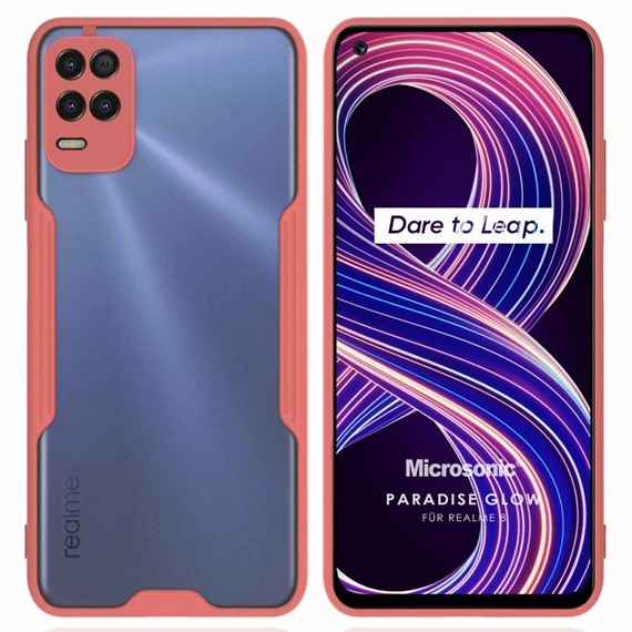 Microsonic Realme 8 Pro Kılıf Paradise Glow Pembe 1