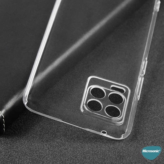 Microsonic Realme 8 Pro Kılıf Transparent Soft Beyaz 6