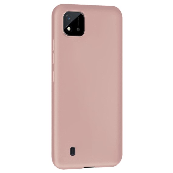 Microsonic Matte Silicone Realme C11 2021 Kılıf Rose Gold 2