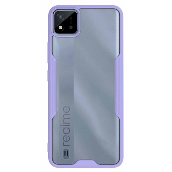 Microsonic Realme C11 2021 Kılıf Paradise Glow Lila 2