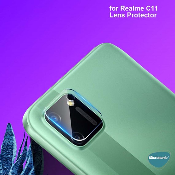 Microsonic Realme C11 Kamera Lens Koruma Camı 5