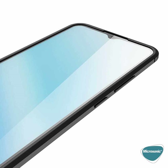 Microsonic Realme C25s Kılıf Deri Dokulu Silikon Lacivert 5