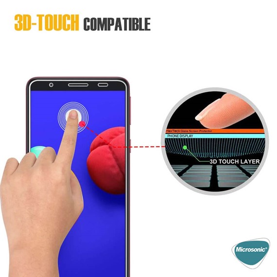 Microsonic Samsung Galaxy A01 Core Tempered Glass Cam Ekran Koruyucu 4