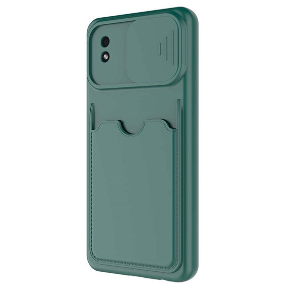Microsonic Samsung Galaxy A01 Core Kılıf Inside Card Slot Koyu Yeşil 2