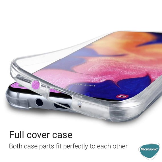 Microsonic Samsung Galaxy A23 Kılıf 6 Tarafı Tam Full Koruma 360 Clear Soft Şeffaf 4