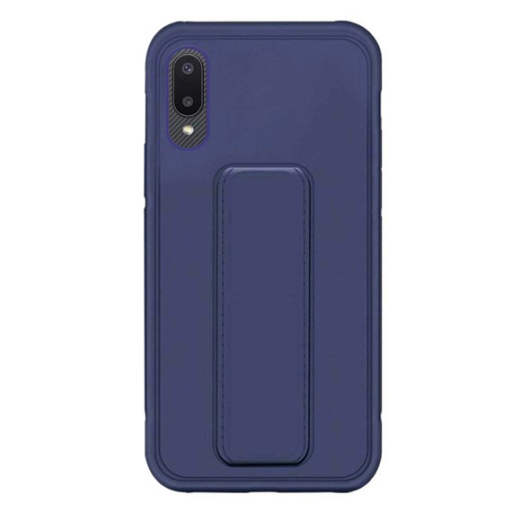 Microsonic Samsung Galaxy A02 Kılıf Hand Strap Lacivert 2