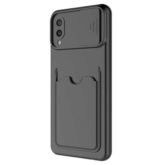 Microsonic Samsung Galaxy A02 Kılıf Inside Card Slot Siyah 2