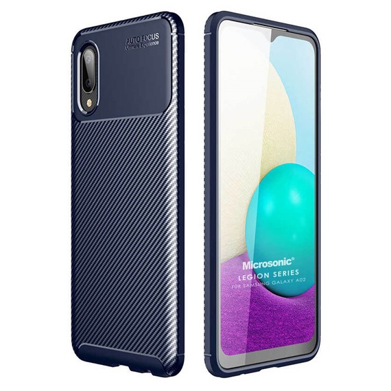 Microsonic Samsung Galaxy A02 Kılıf Legion Series Lacivert 1