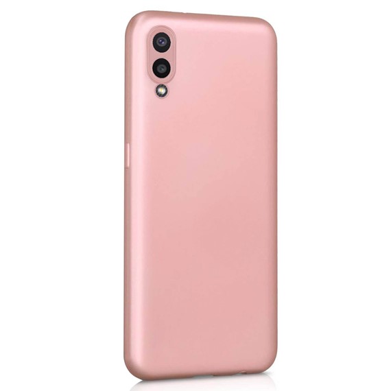 Microsonic Matte Silicone Samsung Galaxy A02 Kılıf Rose Gold 2