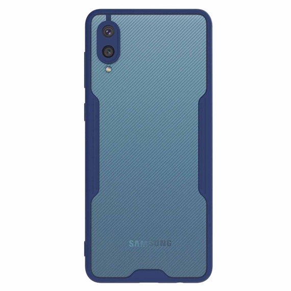 Microsonic Samsung Galaxy A02 Kılıf Paradise Glow Lacivert 2