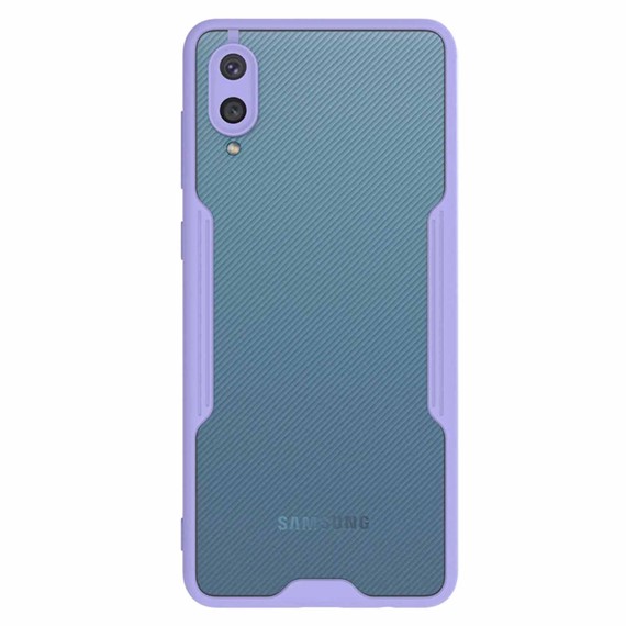 Microsonic Samsung Galaxy A02 Kılıf Paradise Glow Lila 2
