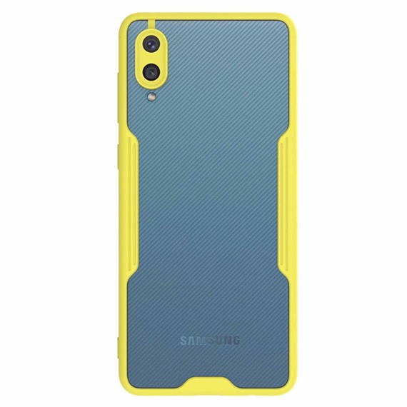 Microsonic Samsung Galaxy A02 Kılıf Paradise Glow Sarı 2
