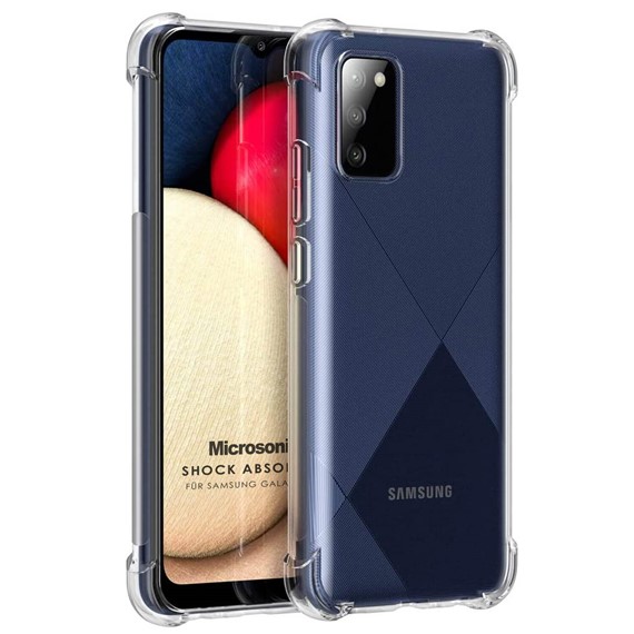 Microsonic Samsung Galaxy A02s Kılıf Shock Absorbing Şeffaf 1