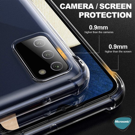 Microsonic Samsung Galaxy A02s Kılıf Shock Absorbing Şeffaf 6