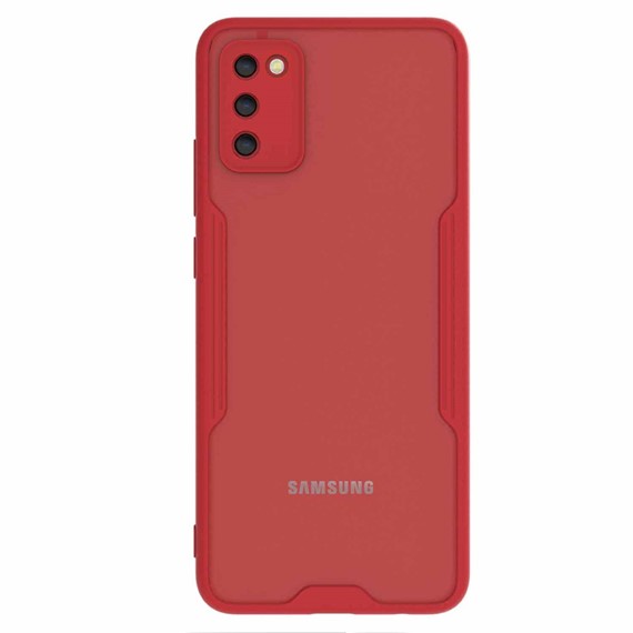 Microsonic Samsung Galaxy A03S Kılıf Paradise Glow Kırmızı 2