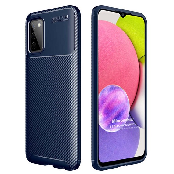 Microsonic Samsung Galaxy A03s Kılıf Legion Series Lacivert 1