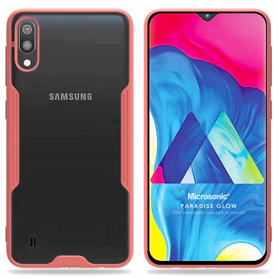 Microsonic Samsung Galaxy M10 Kılıf Paradise Glow Pembe 1