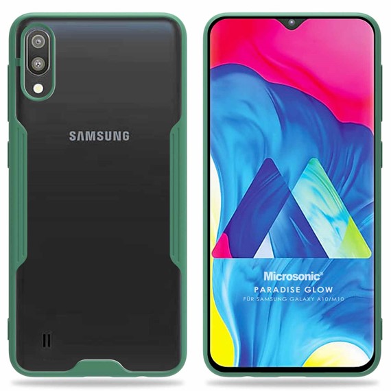 Microsonic Samsung Galaxy M10 Kılıf Paradise Glow Yeşil 1