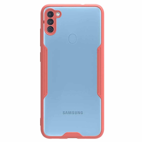 Microsonic Samsung Galaxy M11 Kılıf Paradise Glow Pembe 2
